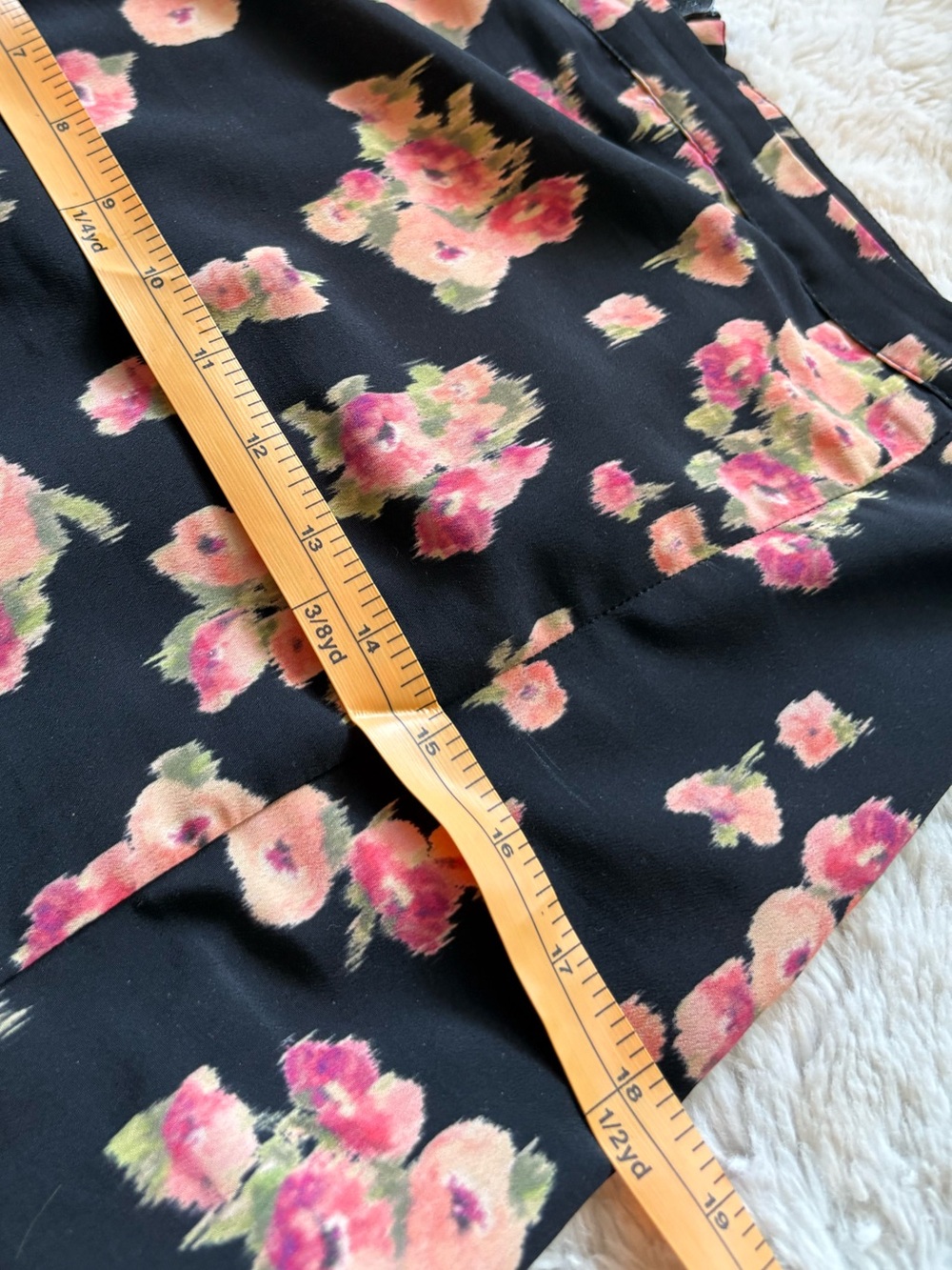 Topshop Floral Sateen Double-Slit Maxi Skirt - Size 4 - Picture 5 of 10